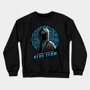 Blue Team | Hacker Design Crewneck Sweatshirt